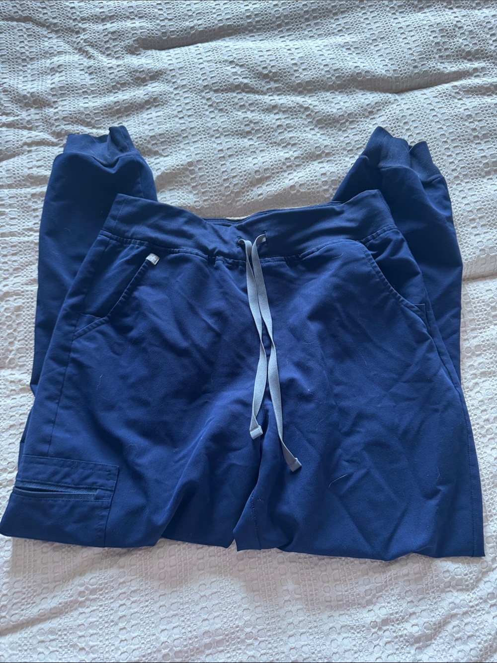Figs navy jogger scrub pants
